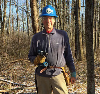 Greg Bernet presented with Pychowska trails award for third time