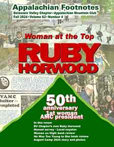 fall 2024 footnotes newsletter cover - Woman at the Top Ruby Horwood