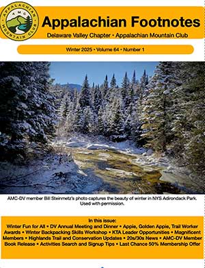 Footnotes newsletter cover image for Winter 2025-26 issue